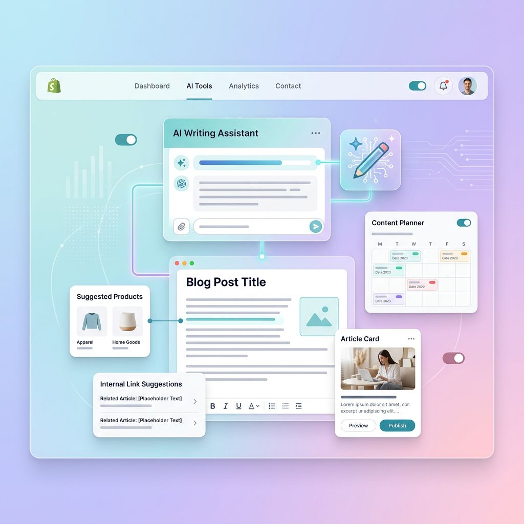 Generating an SEO-focused Shopify blog post with AI